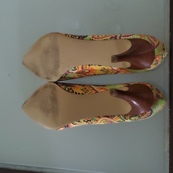 Nine West multicolored pumps - Picture 4 of 10